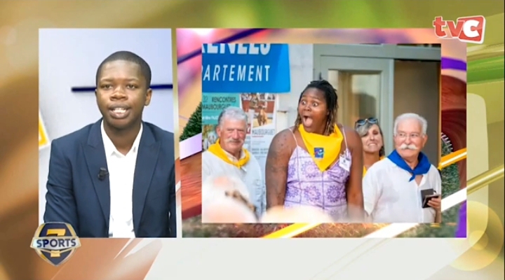 Extrait présentation de l'actu basketball dans l'émission Sports 7 de TVC Bénin